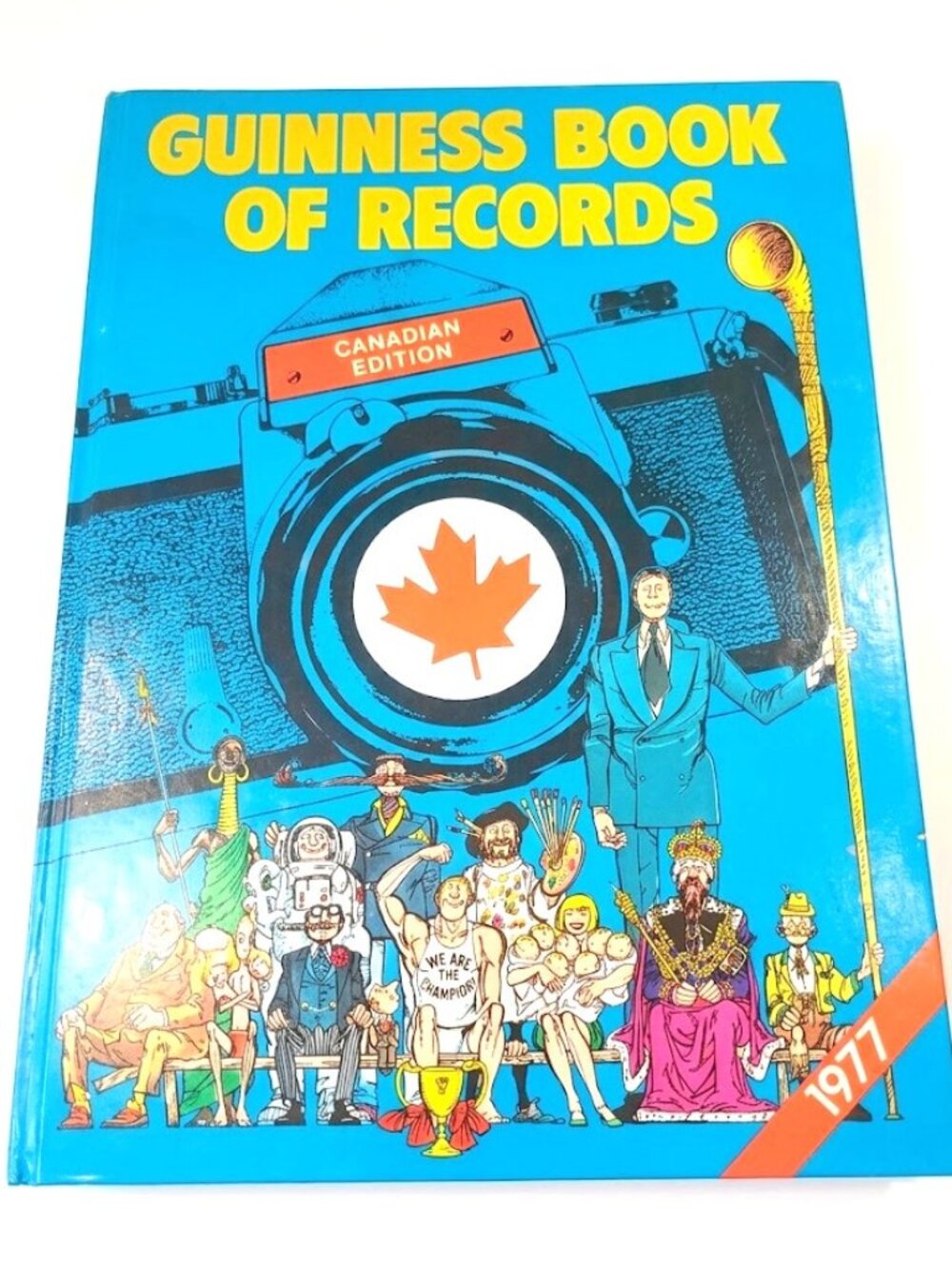 1977 Guinness Book of Records - Canadian Edition Hardcover